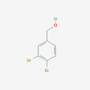 molecular formula C7H6Br2O B3278677 (3,4-Dibromophenyl)methanol CAS No. 68119-98-2