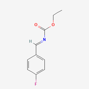 B3278706 (4-Fluorobenzylidene)carbamic acid ethyl ester CAS No. 681260-31-1