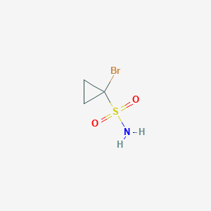 molecular formula C3H6BrNO2S B3278744 Cyclopropanesulfonamide, 1-bromo- (9CI) CAS No. 681808-52-6