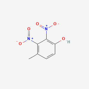 molecular formula C7H6N2O5 B3278757 4-Methyl-2,3-dinitrophenol CAS No. 68191-07-1