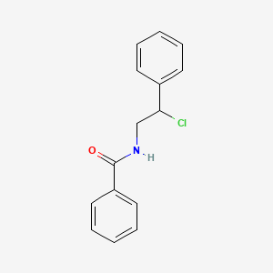 molecular formula C15H14ClNO B3278900 N-(2-Chloro-2-phenylethyl)benzamide CAS No. 68342-69-8