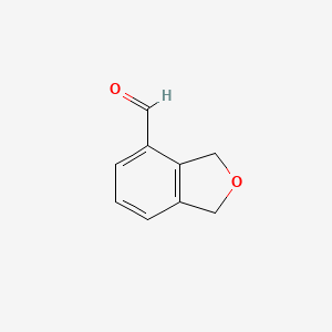 molecular formula C9H8O2 B3279042 1,3-Dihydro-2-benzofuran-4-carbaldehyde CAS No. 6860-94-2