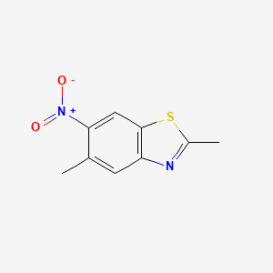 molecular formula C9H8N2O2S B3279063 2,5-Dimethyl-6-nitrobenzo[d]thiazole CAS No. 686747-49-9