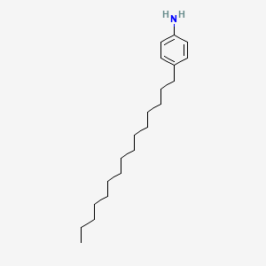 molecular formula C21H37N B3279122 4-Pentadecylaniline CAS No. 68777-67-3