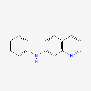 molecular formula C15H12N2 B3279133 N-Phenylquinolin-7-amine CAS No. 688005-14-3