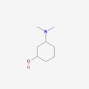 molecular formula C8H17NO B3279173 3-(Dimethylamino)cyclohexan-1-ol CAS No. 6890-03-5