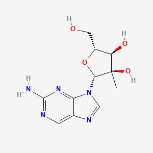 (2R,3R,4R,5R)-2-(2-amino-9H-purin-9-yl)-5-(hydroxymethyl)-3-methyltetrahydrofuran-3,4-diol