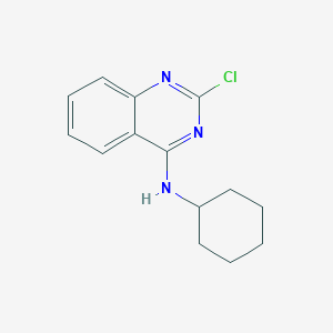 2-chloro-N-cyclohexylquinazolin-4-amine