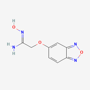 2-(2,1,3-Benzoxadiazol-5-yloxy)-N-hydroxyethanimidamide