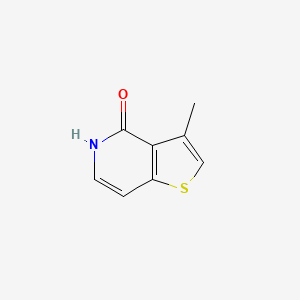 molecular formula C8H7NOS B3279276 3-methyl-5H-thieno[3,2-c]pyridin-4-one CAS No. 690635-71-3