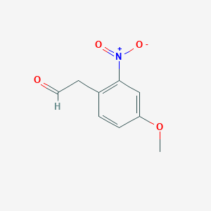 4-Methoxy-2-nitrophenyl acetaldehyde