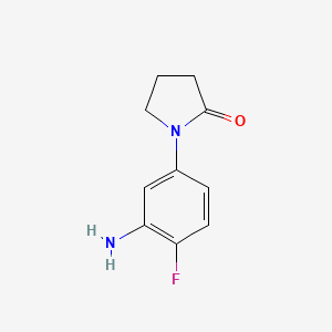 1-(3-Amino-4-fluorophenyl)pyrrolidin-2-one