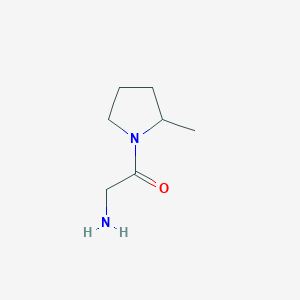 molecular formula C7H14N2O B3279417 2-Amino-1-(2-methylpyrrolidin-1-yl)ethanone CAS No. 692721-76-9