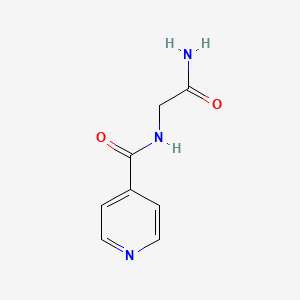 molecular formula C8H9N3O2 B3279447 N-(2-amino-2-oxoethyl)isonicotinamide CAS No. 692888-86-1