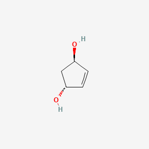 B3279529 trans-3,5-Dihydroxycyclopent-1-ene CAS No. 694-47-3
