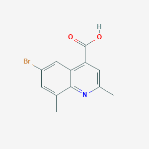 6-Bromo-2,8-dimethylquinoline-4-carboxylic acid