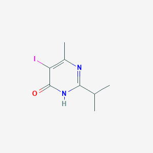 5-Iodo-6-methyl-2-(propan-2-yl)pyrimidin-4(1H)-one