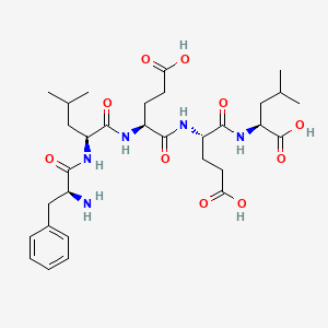 molecular formula C31H47N5O10 B3279691 Phe-Leu-Glu-Glu-Leu CAS No. 69729-06-2