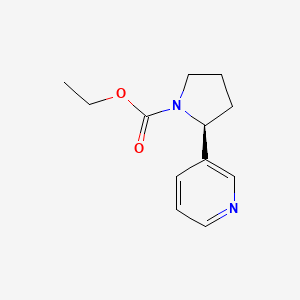 ethyl (2S)-2-pyridin-3-ylpyrrolidine-1-carboxylate