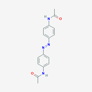 molecular formula C16H16N4O2 B032797 Acetamide, N,N'-(azodi-4,1-phenylene)bis- CAS No. 15446-39-6
