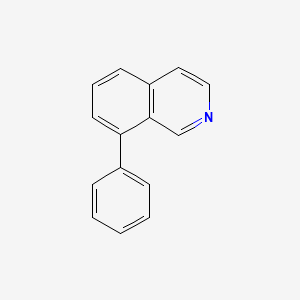 molecular formula C15H11N B3279826 8-Phenylisoquinoline CAS No. 70125-67-6