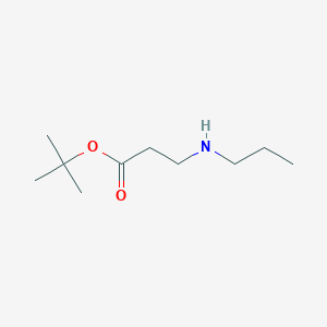 molecular formula C10H21NO2 B3279847 Tert-butyl 3-(propylamino)propanoate CAS No. 701300-49-4