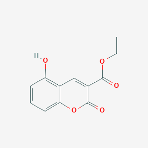 molecular formula C12H10O5 B3279855 Ethyl 5-hydroxy-2-oxo-2H-chromene-3-carboxylate CAS No. 70160-47-3