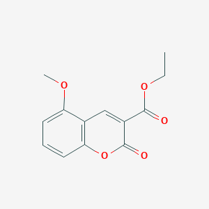 molecular formula C13H12O5 B3279861 Ethyl 5-methoxy-2-oxo-2H-chromene-3-carboxylate CAS No. 70160-49-5