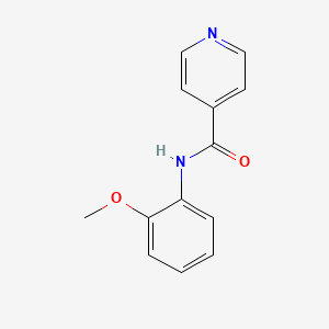 molecular formula C13H12N2O2 B3279917 N-(2-Methoxyphenyl)isonicotinamide CAS No. 70301-28-9