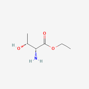 molecular formula C6H13NO3 B3279938 D-Allothreonine, ethyl ester CAS No. 703395-04-4