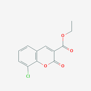 molecular formula C12H9ClO4 B3279963 Ethyl 8-chloro-2-oxo-2H-chromene-3-carboxylate CAS No. 70384-84-8