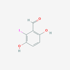 molecular formula C7H5IO3 B3280052 3,6-Dihydroxy-2-iodobenzaldehyde CAS No. 70738-05-5