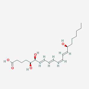 molecular formula C20H32O5 B032801 lipoxin A4 CAS No. 89663-86-5