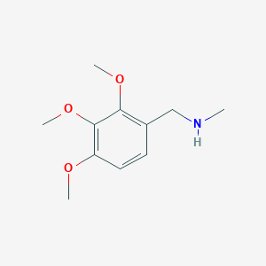 molecular formula C11H17NO3 B3280153 Methyl[(2,3,4-trimethoxyphenyl)methyl]amine CAS No. 709649-63-8