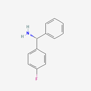 molecular formula C13H12FN B3280281 (r)-(4-Fluorophenyl)(phenyl)methanamine CAS No. 712263-78-0