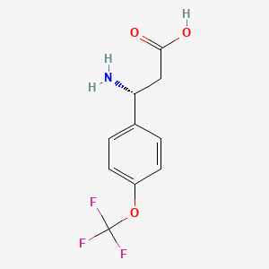(3R)-3-amino-3-[4-(trifluoromethoxy)phenyl]propanoic acid