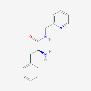 (2S)-2-amino-3-phenyl-N-(pyridin-2-ylmethyl)propanamide