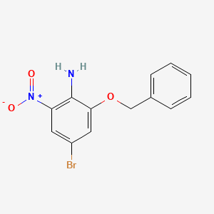 2-(Benzyloxy)-4-bromo-6-nitroaniline