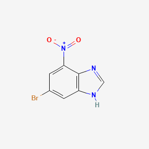 1H-Benzimidazole, 5-bromo-7-nitro-