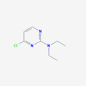molecular formula C8H12ClN3 B3280361 4-chloro-N,N-diethylpyrimidin-2-amine CAS No. 71406-62-7