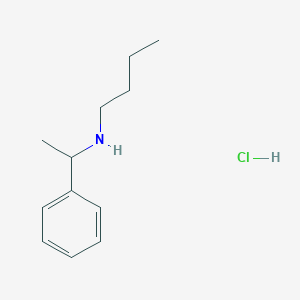 Butyl(1-phenylethyl)amine hydrochloride