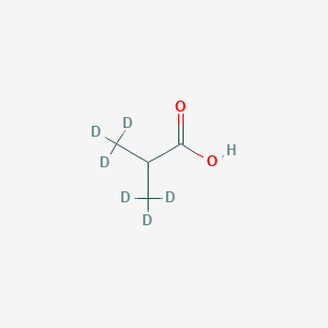 molecular formula C4H8O2 B032806 2-Methyl-d3-propionic-3,3,3-d3 acid CAS No. 29054-08-8