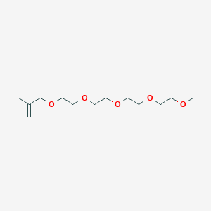 molecular formula C13H26O5 B3280610 16-Methyl-2,5,8,11,14-pentaoxaheptadec-16-ene CAS No. 719278-83-8