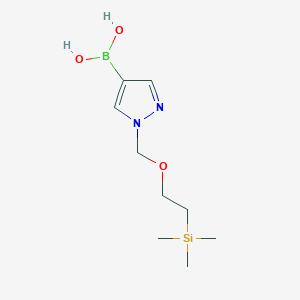 1-((2-(Trimethylsilyl)ethoxy)methyl)-1H-pyrazole-4-boronic acid