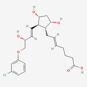 (E)-7-[(1R,2R,3R,5S)-2-[(E,3R)-4-(3-Chlorophenoxy)-3-hydroxybut-1-enyl]-3,5-dihydroxycyclopentyl]hept-5-enoic acid