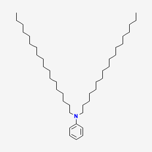 molecular formula C42H79N B3280677 N,N-dioctadecylaniline CAS No. 72072-19-6