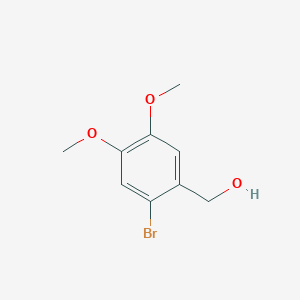 molecular formula C9H11BrO3 B032807 (2-Bromo-4,5-dimethoxyphenyl)methanol CAS No. 54370-00-2