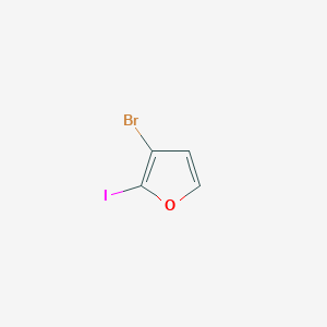 molecular formula C4H2BrIO B3280750 3-Bromo-2-iodofuran CAS No. 72167-52-3