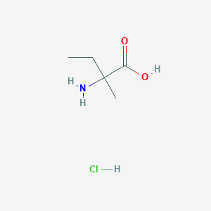 molecular formula C5H12ClNO2 B3280895 2-Amino-2-methylbutanoic acid hydrochloride CAS No. 72408-58-3
