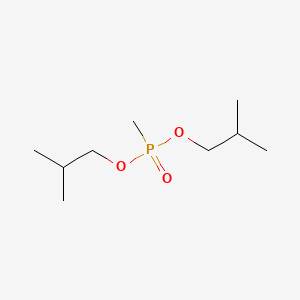 molecular formula C9H21O3P B3280902 Diisobutyl methylphosphonate CAS No. 7242-56-0